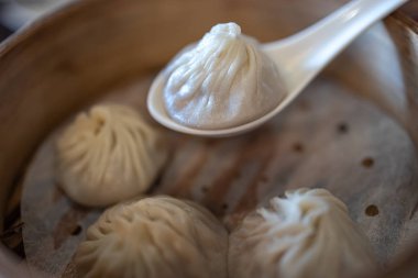 Ünlü çin dim sum Xiaolongbao, Taipei