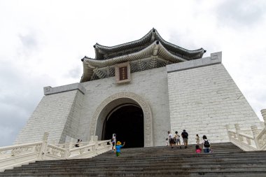 Ulusal Chiang Kai-shek Memorial Hall turist ziyareti, Taipei City, Tayvan, Ağu 24, 2010