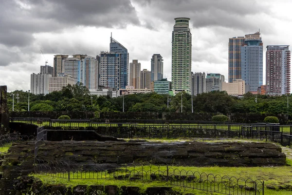Intramuros 'tan Manila şehir manzarası — Stok fotoğraf