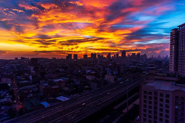 May 2020 Beautiful Sunset Manila Manila Philippines — Stock Photo, Image