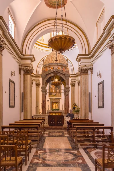 Monreale, Sicilya, Europe-10/06 / 2018.Interior kuzeydoğu Sicilya Monreale şehir Santa Maria Nuova katedralde Chapel