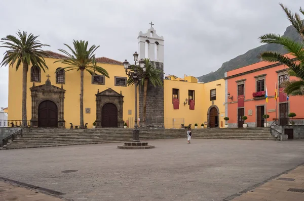 Piazza Garachico Con Facciata Convento Tenerife — Foto Stock