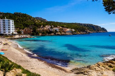 Sant Elm plajı, Mallorca. Sant Karaağaç Plajı 