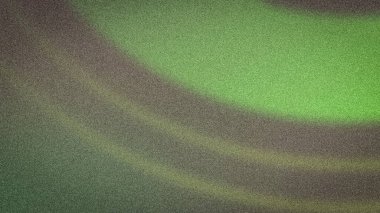 Yeşil, kahverengi ve gri karışımlı belirgin bir tanecikli 4K gradyan. Modern duvar kağıtları, afişler ve arka planlar için mükemmel.