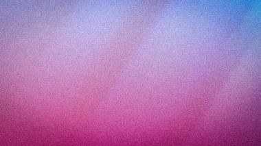 Canlı ve yumuşak bir soyut 4K gradyan, eşsiz bir kumlu dokuya sahip, pembe, mor ve mavinin zengin tonlarını harmanlıyor.