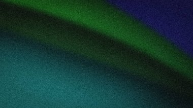 Tuğla, yeşil ve mavi renklerin yumuşak geçişleriyle soyut bulanık bir gradyan. Yaratıcı tasarımlar için mükemmel, canlı, kumlu bir dokusu var.