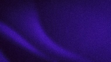 Canlı, soyut bir 4K arka plan, derin mor ve mavi ışık çizgileri ve dinamik bir görünüm için ince taneli dokusu var.