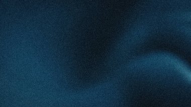 Yumuşak, kumlu bir dokusu olan koyu, soyut bir 4K arkaplan, koyu deniz mavisi ve siyah tonlarda bulanık geçişler sergiliyor.