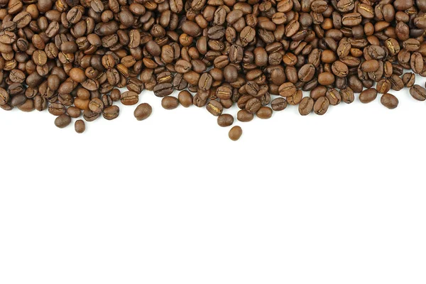 Coffee beans on a white background. — Stock Photo, Image