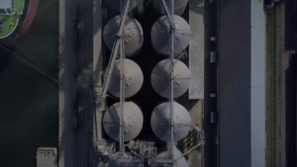 Nave aérea de producción tecnológica — Vídeo de stock