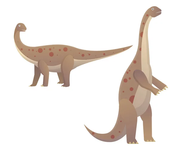 ผู้กินพืช rhoetosaurus ภาพเวกเตอร์สต็อกที่ปลอดค่าลิขสิทธิ์