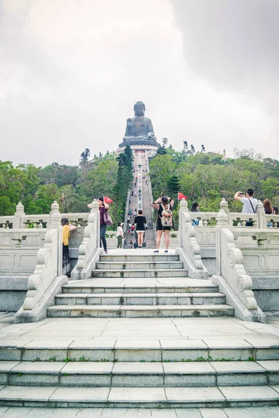 Hong Kong Oct 2018 Tian Tan Giant Buddha Alias Gran — Foto de Stock