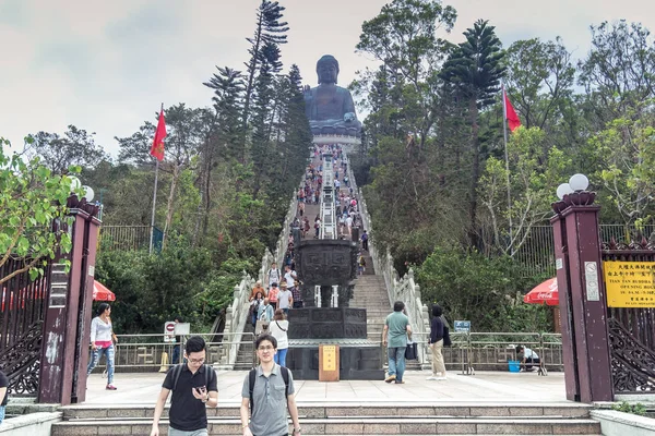 Hong Kong Oct 2018 Tian Tan Giant Buddha Alias Gran — Foto de Stock