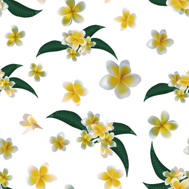 Çiçek desenli sorunsuz. Vektör hisse senedi.