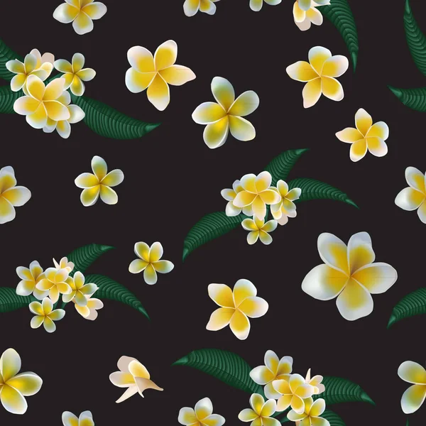 Çiçek desenli sorunsuz. Vektör hisse senedi.