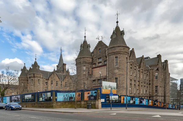 Edimburgo Scozia Aprile 2018 Edifici Storici Stile Baronale Scozzese Dell — Foto Stock