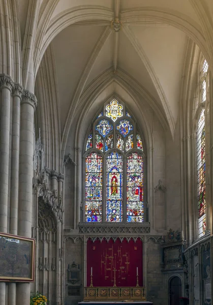York Ngiltere Nisan 2018 Ortaçağ Vitray Doğu Penceresinde All Saints — Stok fotoğraf