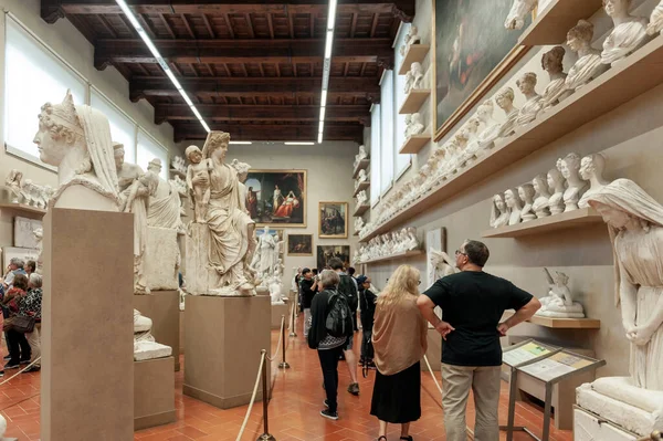 Florence Italie Octobre 2019 Coulées Plâtre Lorenzo Bartolini Exposées Gipsoteca — Photo