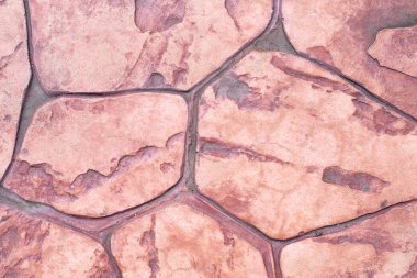 mimari zemin süslemek için kahverengi taş