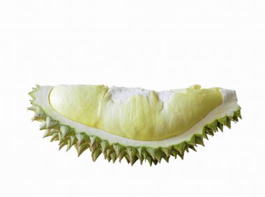 beyaz arka planda lezzetli Tay durian