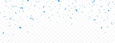 Mavi Konfeti ödüllü kutlama. doğum günü, tatil, reklam ve parti elementi