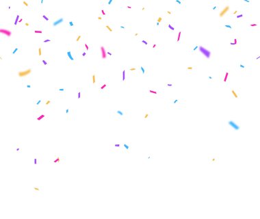 Renkli konfeti arka planı. doğum günü, tatil, reklamcılık ve parti tasarım unsuru