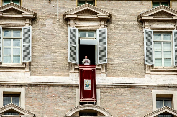 September 2018 Paus Francis Leest Een Preek Voor Parochianen Peter — Stockfoto