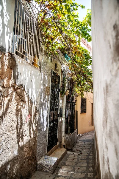 Gamla Tunisiska Gatan Medina Sousse Tunisien Stockfoto