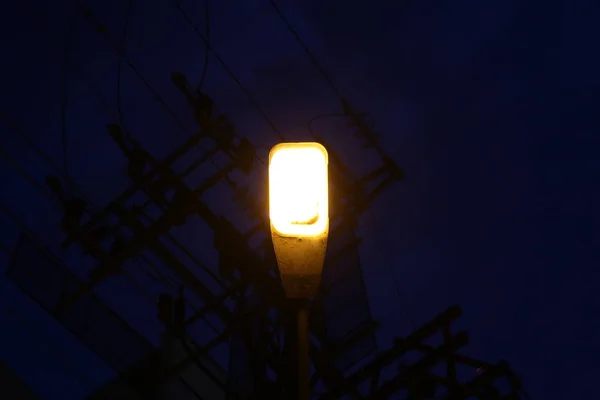 Elektrická Svítilna Umělého Světelného Zdroje — Stock fotografie