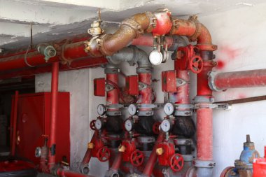 Metal su yangın söndürme için boru 