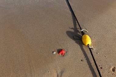kumlu Akdeniz İsrail'in kuzey kıyısında 