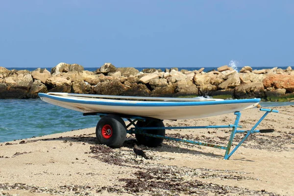 Kayak Shores Mediterranean Sea — Stock Photo, Image