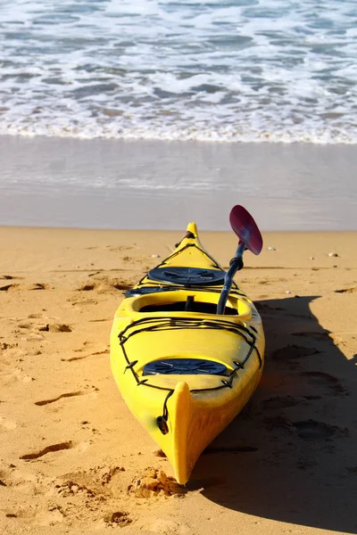 Kayak Sur Les Rives Mer Méditerranée — Photo