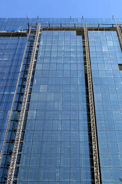 Bina geometrik inşaat metal ve cam 