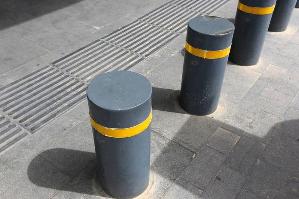 Marciapiede Percorso Pedonale Situato Sul Lato Lungo Lati Della Strada — Foto Stock