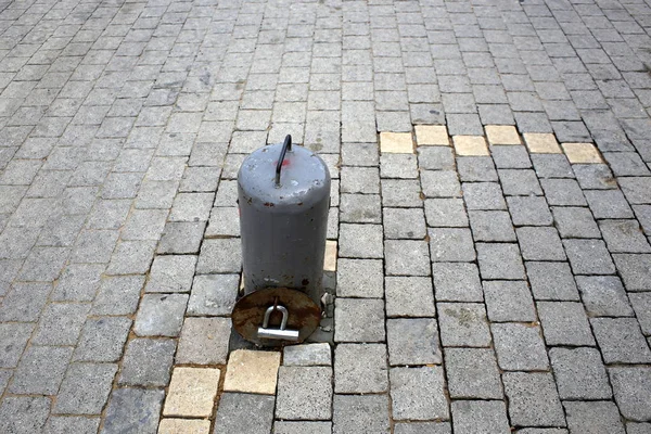 Trottoir Est Sentier Piétonnier Situé Sur Côté Long Des Côtés — Photo