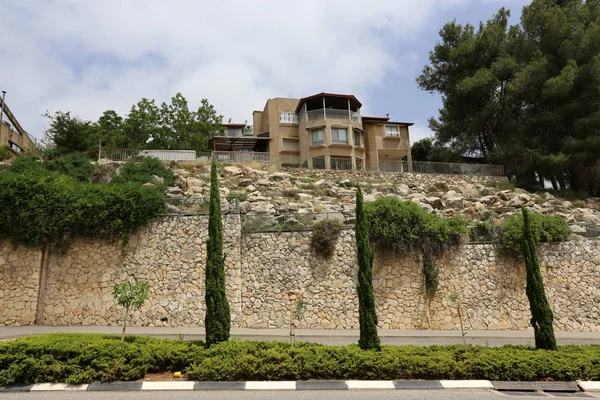 Paisaje Una Pequeña Ciudad Provincial Norte Israel — Foto de Stock