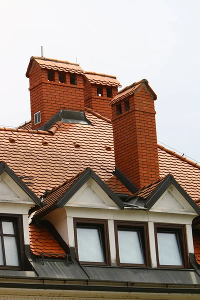 Tiled Roofs City Ljubljana Capital Slovenia — Stock Photo, Image