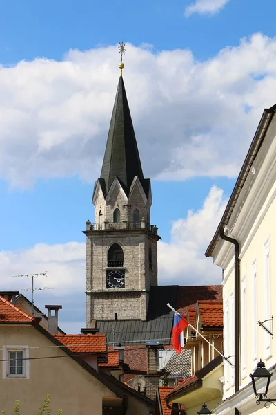 Pannendaken Stad Van Ljubljana Hoofdstad Van Slovenië — Stockfoto