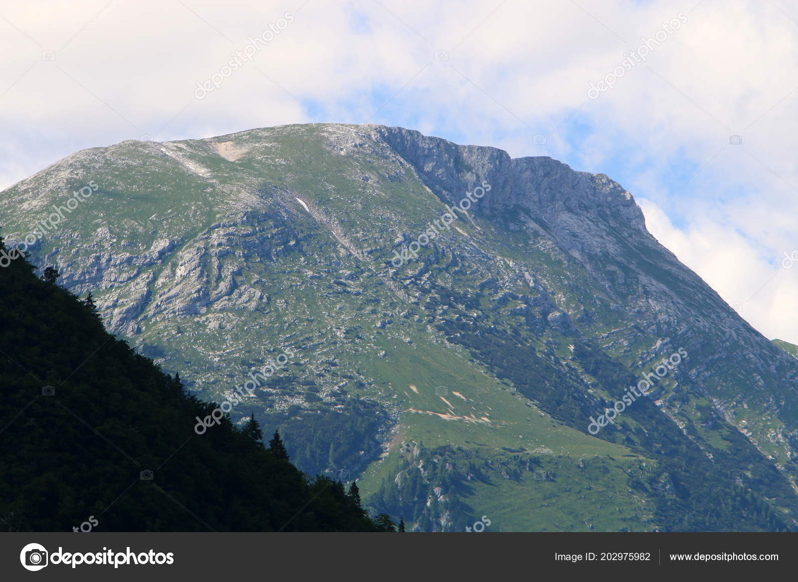 Julian Alps Mountain Range Spur Alps Located Slovenian Region