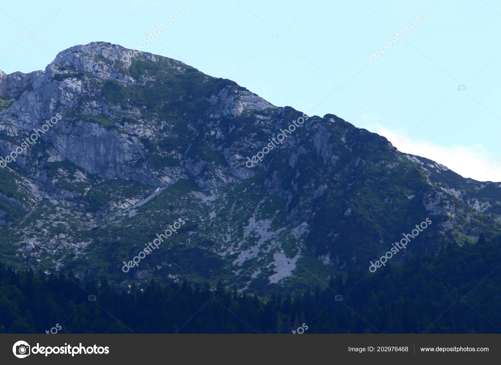 Julian Alps Mountain Range Spur Alps Located Slovenian Region
