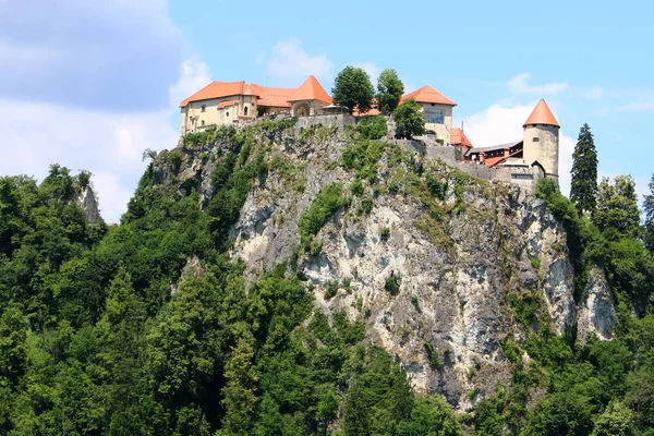 Lake Bled Alps Slovenya Triglav Ulusal Parkı Nın Eteklerinde Yer — Stok fotoğraf