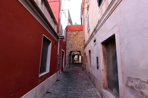 Piran Een Stad Slovenië Het Schiereiland Van Istrië Aan Adriatische — Stockfoto