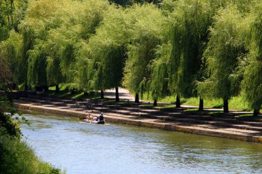 Merkezi Ljubljana, Slovenya başkenti Ljubljanica nehir akar 