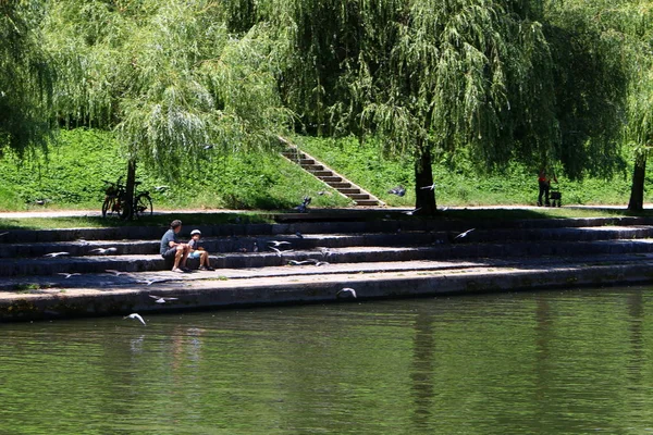 Merkezi Ljubljana, Slovenya başkenti Ljubljanica nehir akar 
