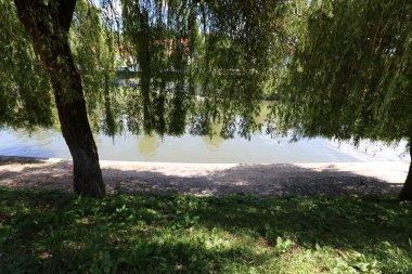 Merkezi Ljubljana, Slovenya başkenti Ljubljanica nehir akar 