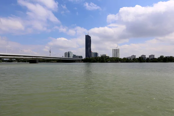 Viejo Danubio Viena Capital Austria — Foto de Stock