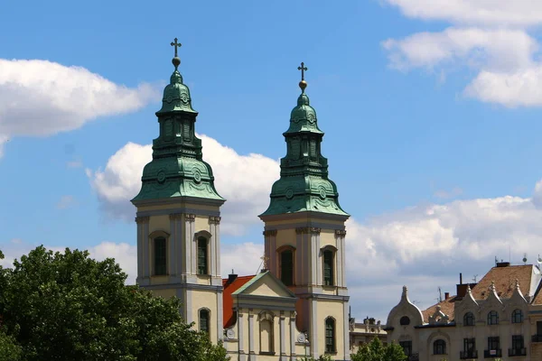 Budapeste Capital Hungria Uma Cidade Margens Danúbio — Fotografia de Stock