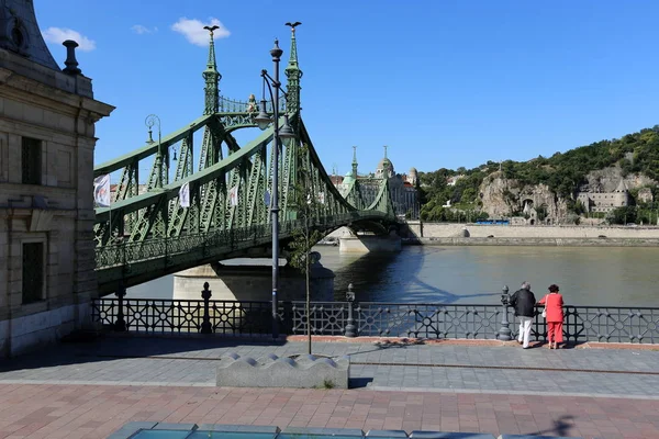 Budapešť Hlavní Město Maďarska Město Březích Dunaje — Stock fotografie