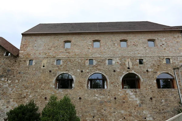 Люблянський Замок Середньовічна Фортеця Пагорбі Видом Місто Любляна Словенії — стокове фото